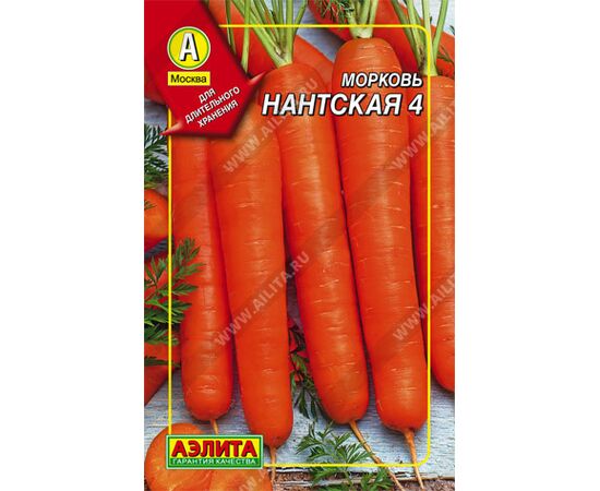 Морковь Нантская 4 "Лидер" 2г (Аэлита)