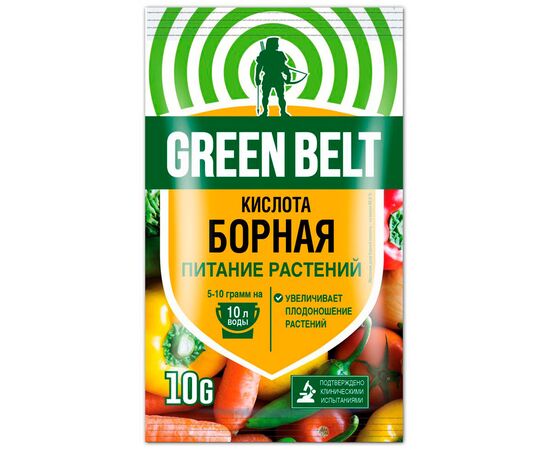 Борная кислота 10г (Green Belt)