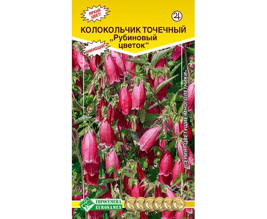 Колокольчик точечный Рубиновый цветок "Цветущие многолетники" 0.02г (Евросемена)