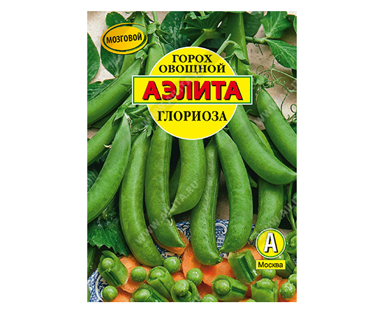 Горох овощной Глориоза 25г (Аэлита)