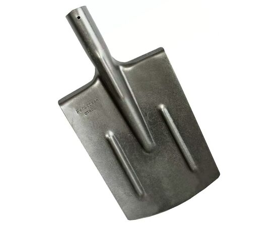 Лопата прямоугольная штыковая с ребром жесткости из рельсовой стали