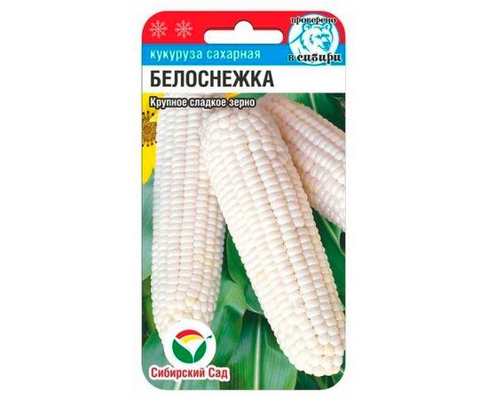 Кукуруза сахарная Белоснежка 10шт (Сибирский Сад)
